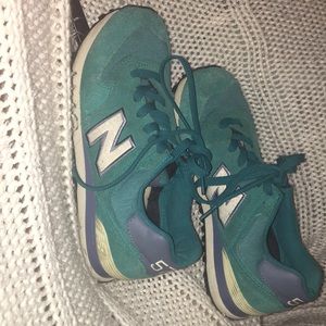 Blue new balance 574